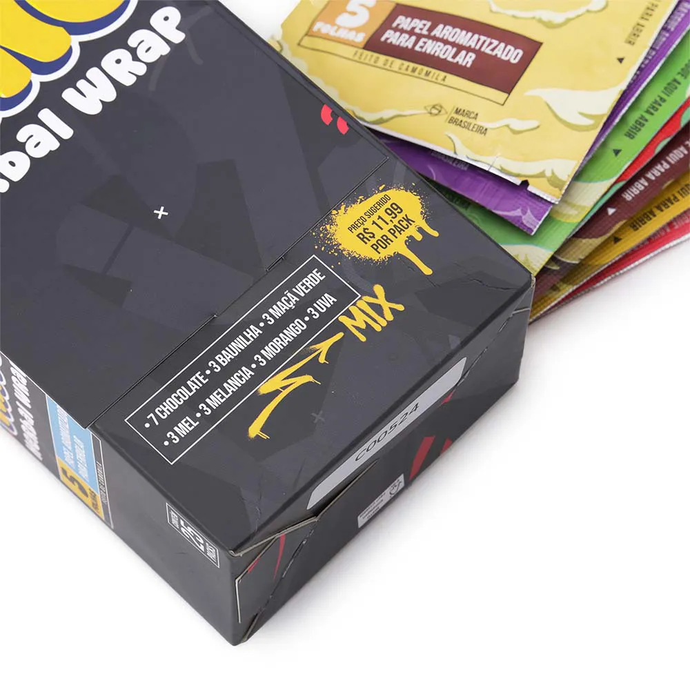 Blunt King Herbal Mix Sabores Variados (Sem Tabaco) - Caixa com 25