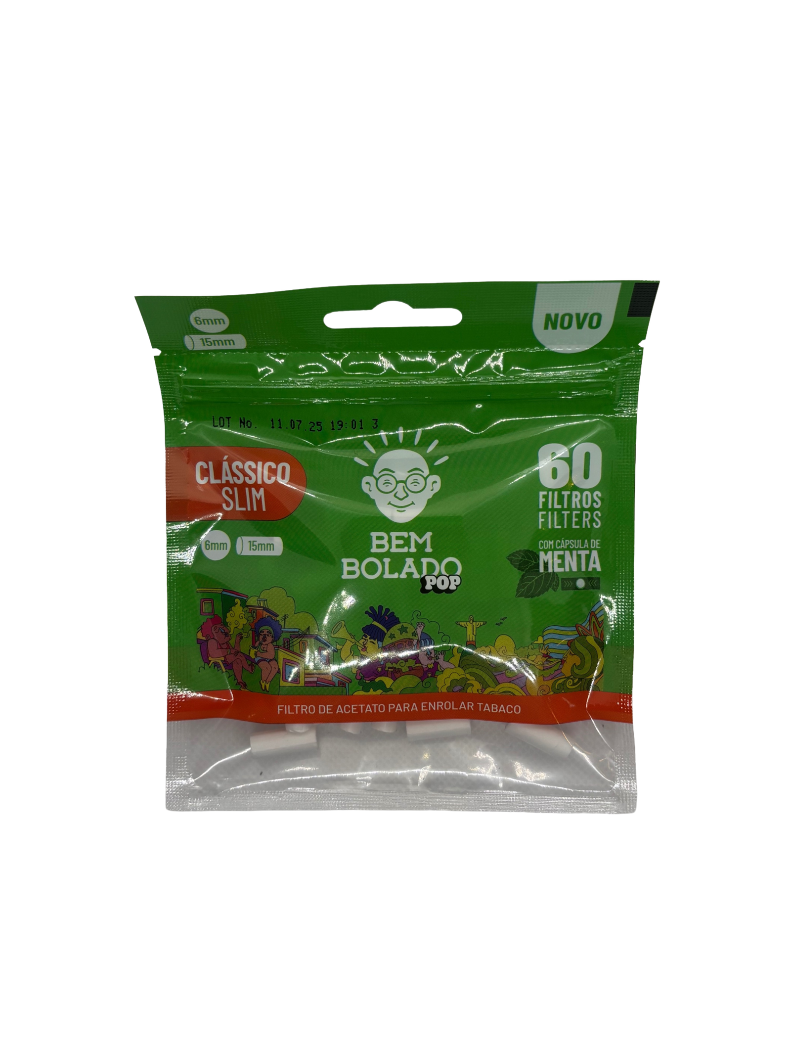 Filtro Bem Bolado Pop Slim Clássico MENTA