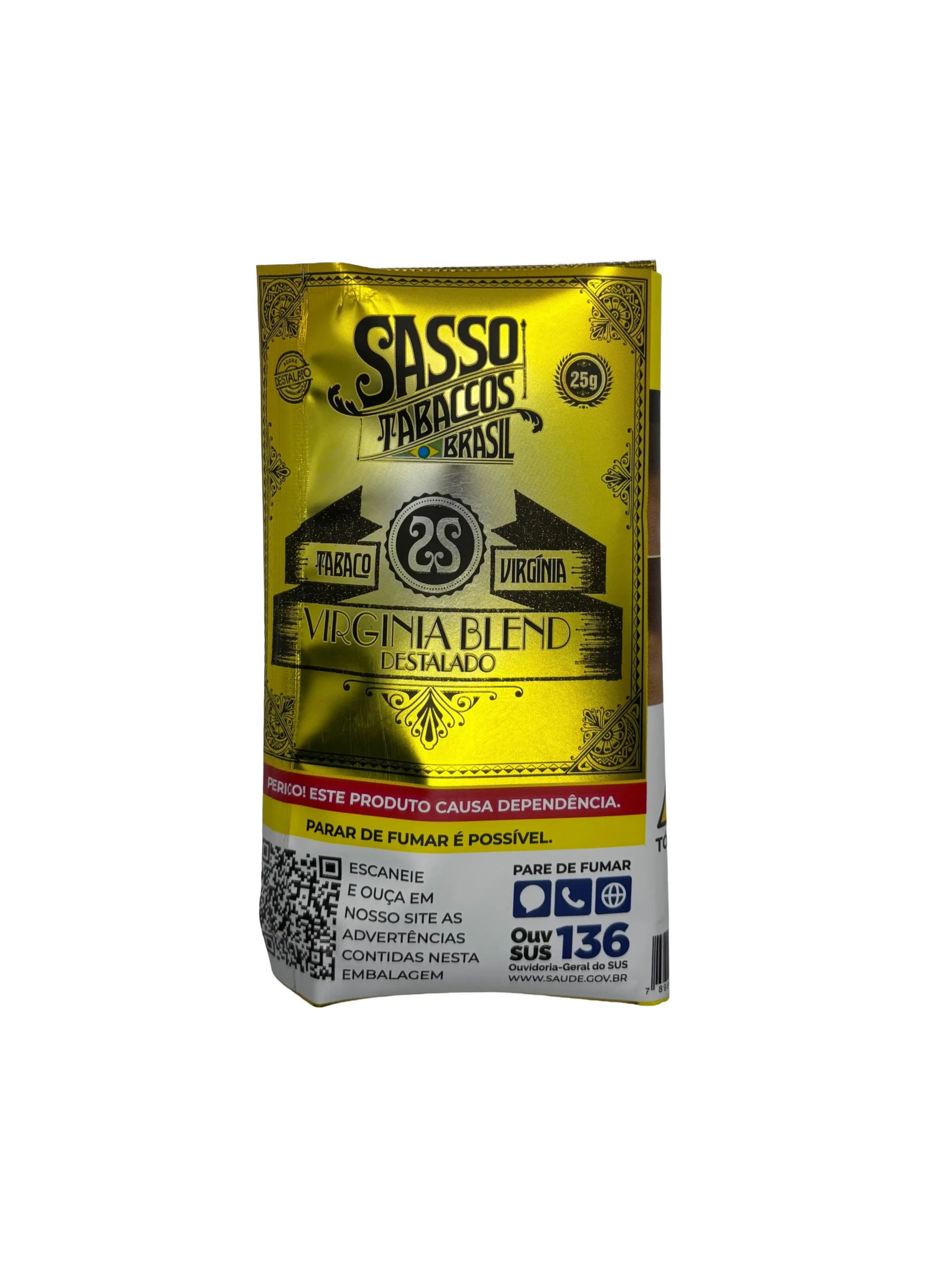 Tabaco Sasso Gold Virginia Blend Destalado - 25g